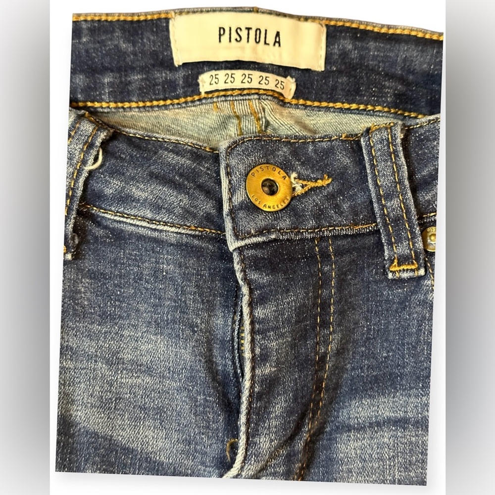 Pistola Distressed Skinny Jeans